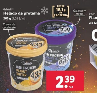 Lidl Helado De Proteina oferta