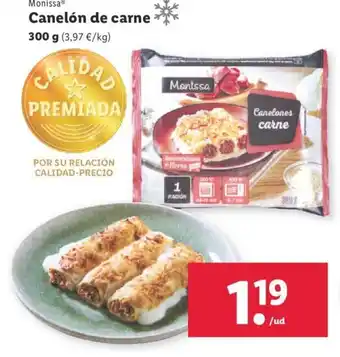 Lidl Canelon De Carne oferta