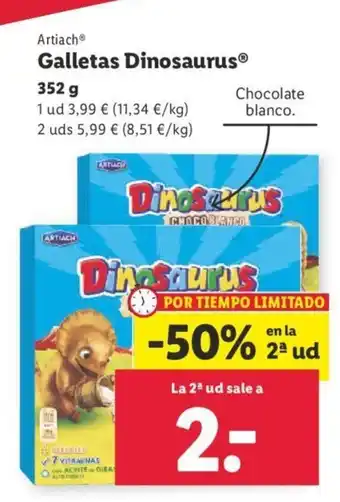 Lidl Galletas Dinosaurus oferta
