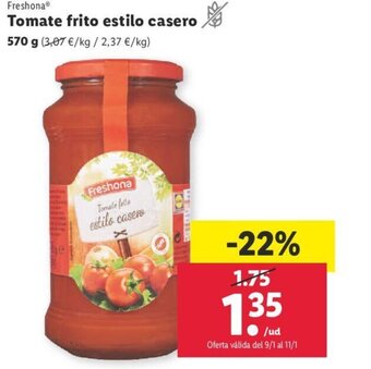 Lidl Tomate Frito Estilo Casero oferta