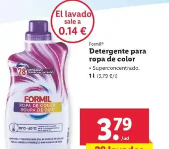 Lidl Detergente Para Ropa De Color oferta