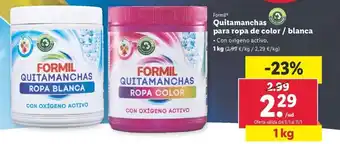 Lidl Quitamanchas Para Ropa De Color / Blanca oferta