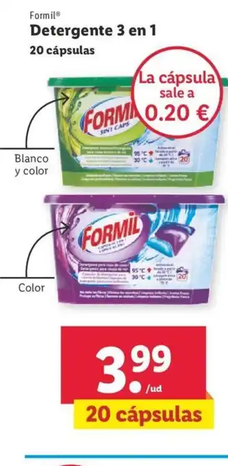 Lidl Detergente 3 en 1 oferta