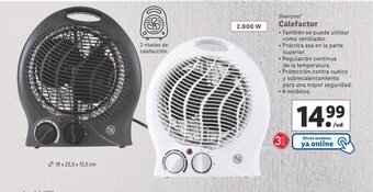 Lidl Calefactor oferta
