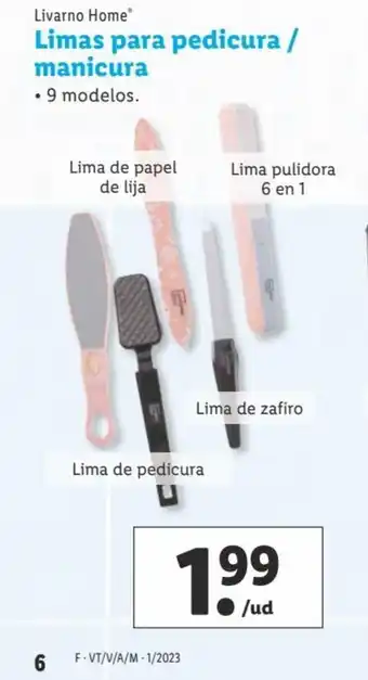 Lidl Limas Para Pedicura / Manicura oferta