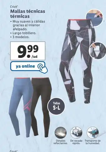 Lidl Mallas ecnicas Termicas oferta