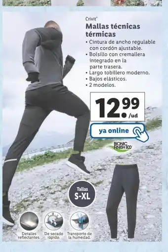 Lidl Mallas Tecnias Termicas oferta