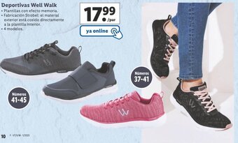 Lidl Deportivas Well Walk oferta