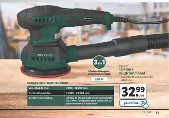 Lidl Lijadora Multifonctional oferta