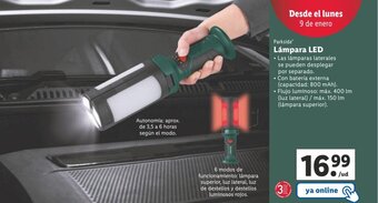 Lidl Lampara Led oferta