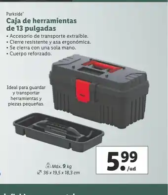 Lidl Caja De Herramientas DE 13 Pulgadas oferta