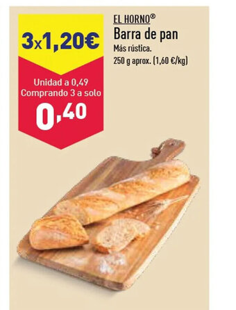 ALDI Barra De Pan oferta