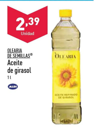 ALDI ACEITE De Girasol oferta