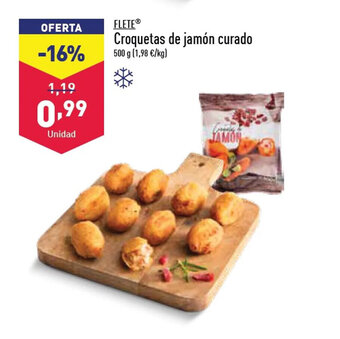 ALDI Croquetas De Jamon Curado oferta