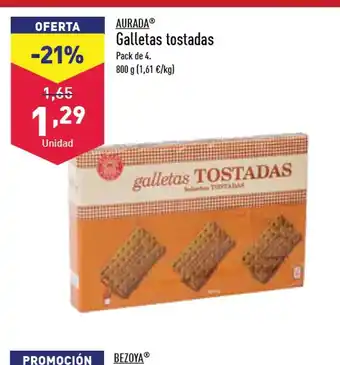 ALDI Galletas Tostadas oferta