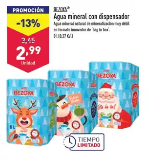 ALDI Agua Mineral Con Dispensador oferta
