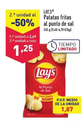 ALDI Patatas Fritas AL Punto De Sal oferta