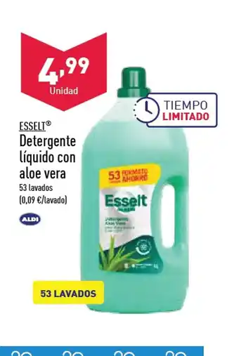 ALDI Detergente Liquido Con ALoe Vera oferta