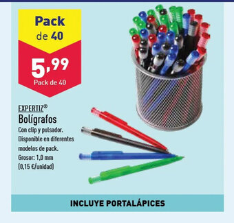 ALDI Boligrafos oferta