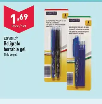 ALDI Boligrafo Borrable Gel oferta
