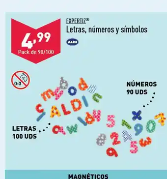 ALDI Letras, Numeros Y Simbolos oferta