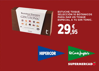 Hipercor Estuche Toque Seleccion 10 Botanicos Para Dar Un Toque Especial A Tu Gin Tonic oferta