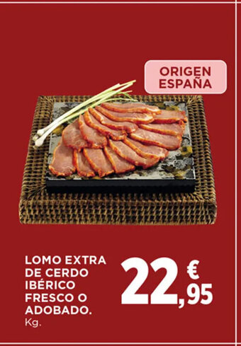 Hipercor Lomo Extra De Cerdo Iberico Fresco o Adobado oferta