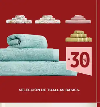 Hipercor Seleccion De Toallas Basics oferta