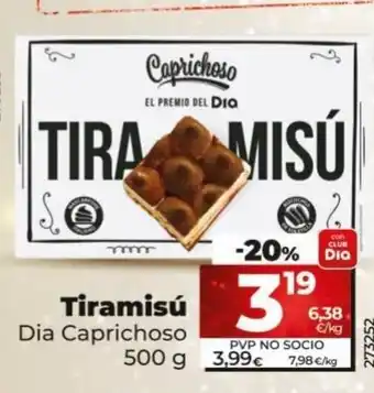 Dia Tiramisú oferta