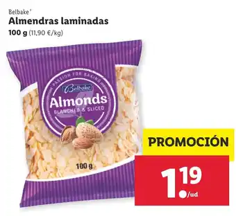Lidl Belbake Almendras Laminadas 100g oferta