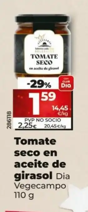 Dia Tomate seco en aceite de girasol oferta