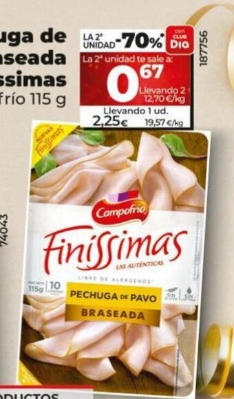 Dia Pechuga de Pavo Braseada Finíssimas oferta