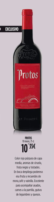 Hipercor Protos oferta
