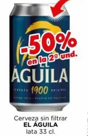 Proxi Cerveza sin filtrar El Aguila 33 cl. oferta