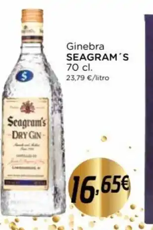 Proxi Ginebra Seagram's 70 cl. oferta