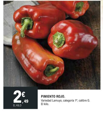 E.Leclerc Pimiento Rojo oferta