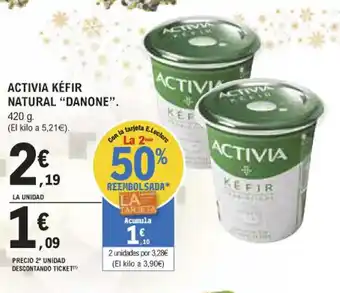 E.Leclerc Activia Kéfir Natural "Danone" oferta