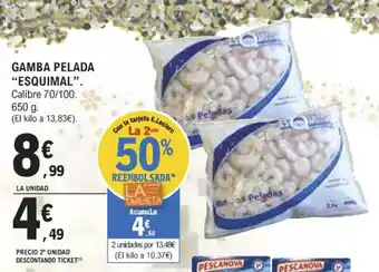 E.Leclerc Gamba Pelada "Esquimal" oferta