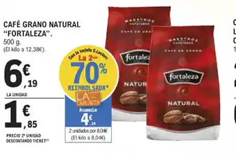 E.Leclerc Café Grano Natural "Fortaleza" oferta