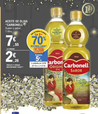 E.Leclerc Aceite de Oliva "Carbonell" oferta