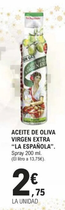 E.Leclerc Aceite de Oliva Virgen Extra "La Española" oferta