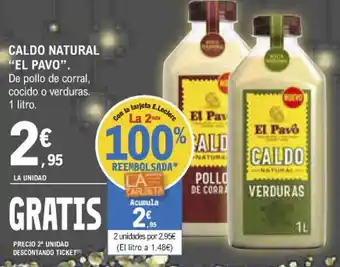 E.Leclerc Caldo Natural "El Pavo" oferta