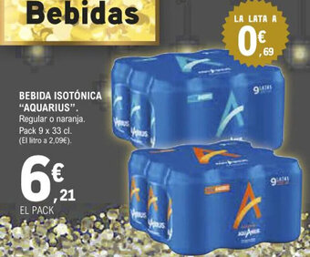 E.Leclerc Bebida Isotónica "Aquarius" oferta
