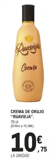 E.Leclerc Crema De Orujo "Ruavieja" oferta