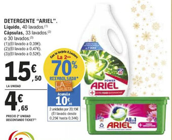 E.Leclerc Detergente "Ariel" oferta
