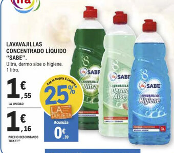E.Leclerc Lavavajillas Concentrado Líquido "Sabe" oferta