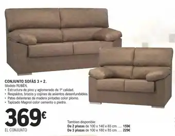 E.Leclerc Conjunto Sofás 3+2 oferta