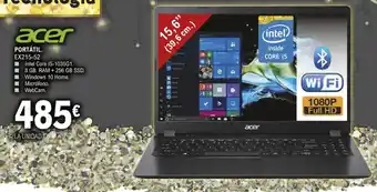 E.Leclerc Acer Portatil EX215-52 oferta