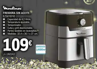 E.Leclerc Freidora Sin Aceite EZ501D10 oferta