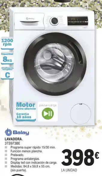 E.Leclerc Lavadora 3TS973BE oferta